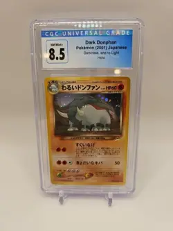 Pokemon Japanese Dark Donphan No. 232 Neo Destiny Graded Holo CGC 7.5 - Image 1