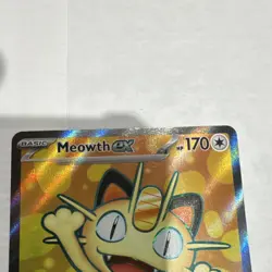 Pokemon TCG Meowth EX Full Art Holo 107/088 170 HP 2026 - Image 2