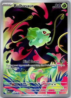 Bulbasaur 133/132 Illustration Rare Mega Evolution NM - Image 1