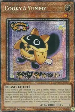 Yugioh NM Cooky Yummy - JUSH-EN017 - Starlight Rare 1st Edition - Image 1