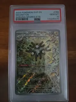 2024 Pokemon Svp En Magneton Surging Sparks ETB GEM MINT PSA 10 - Image 1