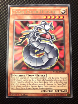 Yu-Gi-Oh! Toon-Cyber Drache, CORE-DE043, Rare, 1. Auflage, Deutsch, NM-EX - Image 1
