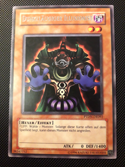 Yu-Gi-Oh! Dunkelaugiger Illusionist, PTDN-DE092, Rare, 2. Auflage, Deutsch, EX - Image 3