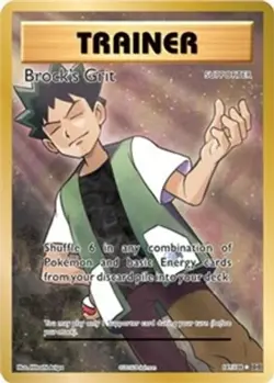 Brock's Grit (Full Art, #107/108) - Holofoil XY - Evolutions LP Pokemon - Image 1