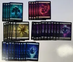 250 Full Art Basic Lands Foil & Non MTG Magic the Gathering MTG Lot - Image 3