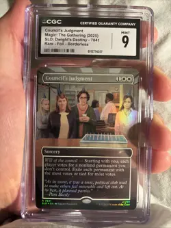 Council's Judgment (Foil) - Secret Lair Drop: The Office - CGC Mint 9 - Image 1
