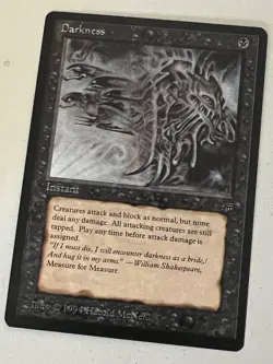 Magic the Gathering MTG Legends Darkness NM- (Beta Bob) - Image 1