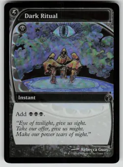 Dark Ritual (Future Sight) Foil Common Mystery Booster 2 179 MTG Near Mint 2024 - Image 1