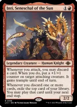 NM-Mint, English MTG Foil Inti, Seneschal of the Sun - Foil - Promo Pack Promo P - Image 1