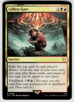 Lidless Gaze - 59 - NM - Commander: The Lord of the Rings: Tales of Middle-earth - Image 1