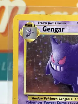 Gengar #5 Holo Rare Pokemon TCG 1999 Fossil Unlimited HP Heavily Played - Image 4