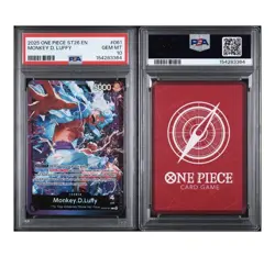 ONE PIECE ENGLISH ST26 MONKEY D LUFFY LEADER 061 PSA 10 - Image 3