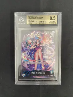 2024 One Piece Boa Hancock OP07-038 Alternate Art BGS 9.5 - Image 2