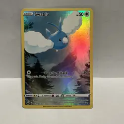Pokemon TCG Swablu Crown Zenith: Galarian Gallery Holo Ultra Rare Card GG27/GG70 - Image 1