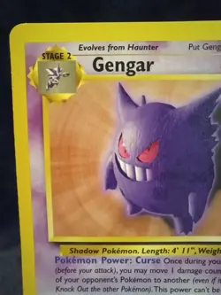 Pokemon TCG Gengar 20/62 Fossil Non-Holo Card Unlimited - Image 3