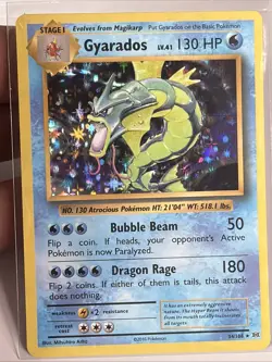 Gyarados 34/108 XY Evolutions Holo Foil Rare Pokemon Card - Image 1