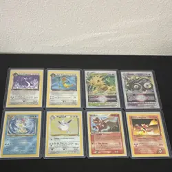 Pokemon TCG Holo Promo Vintage 8-Card Lot: Dark Dragonite, Leafeon VSTAR - Image 1