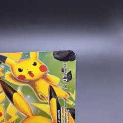 2021 Pokemon PIKACHU V-UNION Black Star Promo FULL ART HOLO Foil Card SWSH142 NM - Image 3