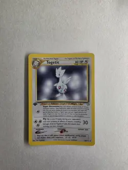 Togetic 1st Edition holo card from the Pokemon Neo Genesis set - Image 2