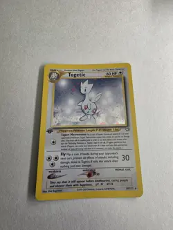 Togetic 1st Edition holo card from the Pokemon Neo Genesis set - Image 4