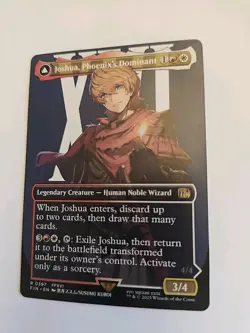 Final Fantasy MTG Card Joshua, Phoenix's Dominant Borderless 397 NM Rare - Image 2