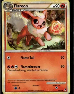 Flareon Uncommon Call of Legends 44/95 Fire Pokemon Card - Image 1