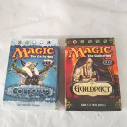 MTG Magic the Gathering Cards 2 Deck Lot Coldsnap and Guildpact TCG Expert Level - Image 1