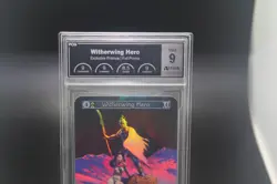 Sorcery Witherwing Hero Promo Foil Alpha Investments Graded PCG 9 - Image 2