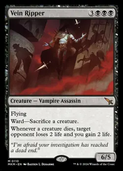 1x Vein Ripper NM-Mint, English Murders at Karlov Manor MTG Magic - Image 1