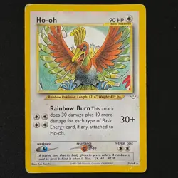Ho-oh 18/64 Neo Revelation Vintage WOTC Pokemon TCG HP - Image 1