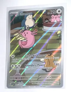 Pokemon Chansey 187 Twilight Masquerade Holo Full Art Near Mint Psyduck Ditto - Image 2