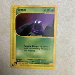 Pokemon TCG Aquapolis Grimer 79/147 EXCELLENT 2002 Ereader Vintage - Image 1