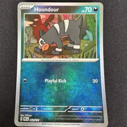Houndour - 062/131 - Pokeball Holo - Prismatic Evolutions - Pokemon Card - NM/M - Image 1