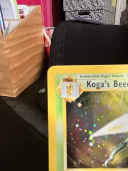 Pokemon Koga's Beedrill Holo Rare Unlimited 9/132 2000 80 HP English - Image 2