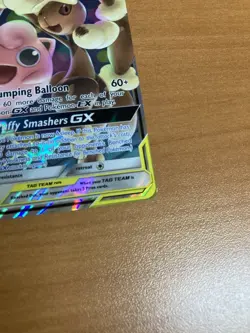 Mega Lopunny & Jigglypuff GX 165/236 Cosmic Eclipse Ultra Rare Pokemon Card - Image 3