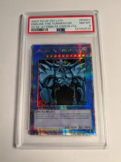 Yugioh God Card Set Obelisk/Slifer/Ra LC01-EN001/2/3 PSA 8 NM-MT QCSR - Image 2