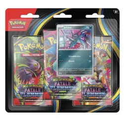 Pokemon Fatale Flammen 3er Blister Deutsch OVP + Promo Karte Mega Entwicklung - Image 2