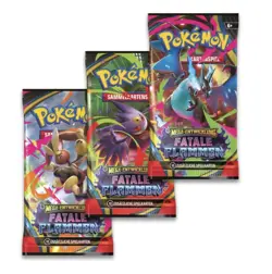 Pokemon Fatale Flammen 3er Blister Deutsch OVP + Promo Karte Mega Entwicklung - Image 3