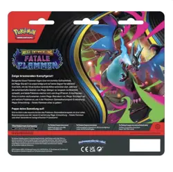 Pokemon Fatale Flammen 3er Blister Deutsch OVP + Promo Karte Mega Entwicklung - Image 4