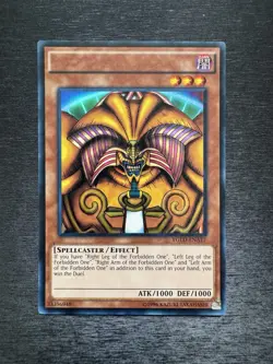YuGiOh! Exodia The Forbidden One Set YGLD - Error Misprint No Name But Imprint - Image 2