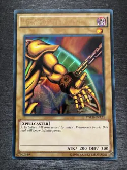 YuGiOh! Exodia The Forbidden One Set YGLD - Error Misprint No Name But Imprint - Image 5