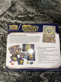 Pokemon TCG Surging Sparks ETB, Factory Sealed - Image 3