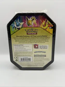 Pokemon TCG: Elemental Power Tin Flareon GX (Sun & Moon) SEALED - Image 3