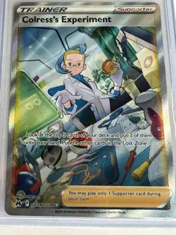 Colress's Experiment GG59/GG70 Crown Zenith FA Galarian Gallery Holo Pokemon NM - Image 1