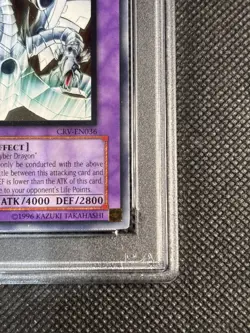 YuGiOh! - Cyber End Dragon CRV-EN036 Ultimate Rare 1st Edition PSA 10 Gem Mint - Image 3
