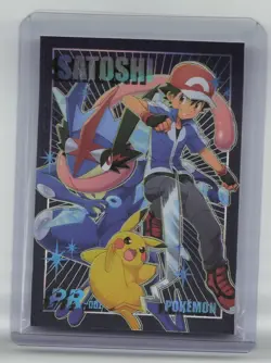 Pokemon Mengka Collection Fan Art Pikachu Greninja PR-001 Serialized /888 - Image 1