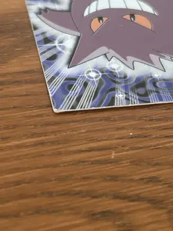HP! HOLO FOIL Topps Pokemon Gengar #94 2000 TV Animation Edition Blue Logo - Image 5
