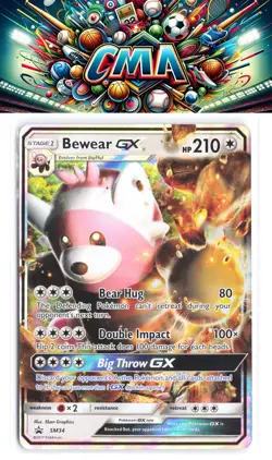 SM Promos #SM34 Bewear GX - Image 1