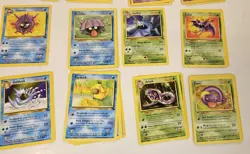 Pokemon TCG Fossil Set Common & Uncommon Bundle Of 93 Good Condition - Image 4