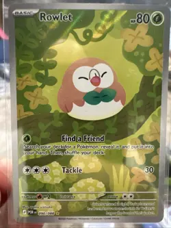 Pokemon Illustration Rare Lot Rowlet Spewpa Dedenne Gumshoos Full Art NM - Image 2
